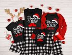 Get Festive with Family Christmas Shirts – Mama Claus Tee Matching Shirts Daddy Claus Sweatshirt & More!