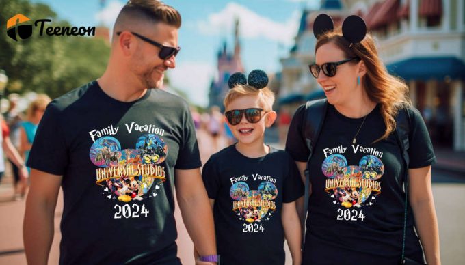 Unforgettable Family Vacation Shirt: Explore Universal Studios With Mickey Mouse Disney Rex &Amp;Amp; More! Perfect For Birthday Parties Holidays &Amp;Amp; Family Trips - Get Your Exclusive Family Trip Tee Now! 1