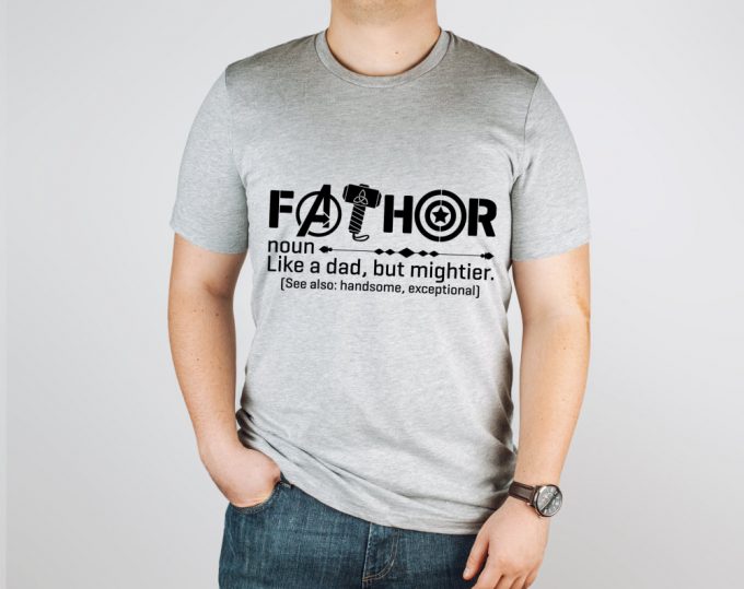 Father'S Day Gift, Fathor Tshirt, Noun Like A Dad Shirt, Hero Father Shirt, Men'S Shirt, Dad Gifts From Daughter, Avengers Tee Shirt 3