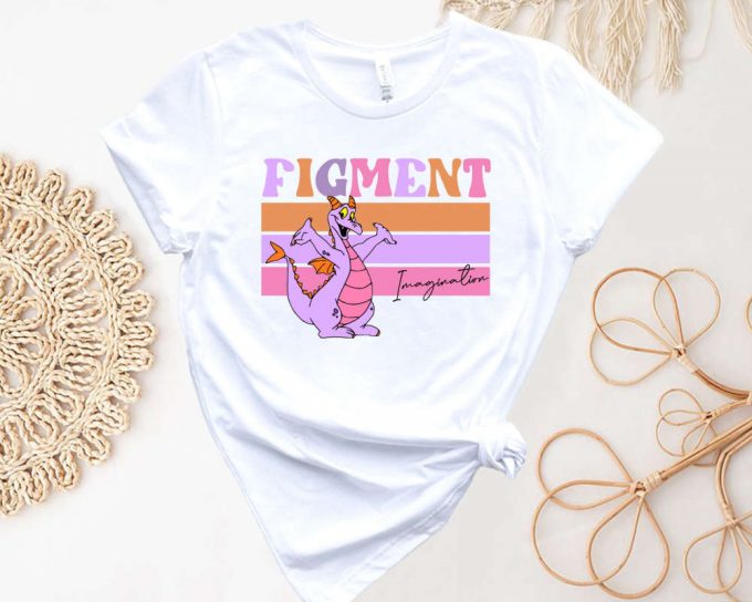 Figment Shirt: Disney Epcot Purple Dragon Mascot Tee - One Little Spark Imagination Shirt 3
