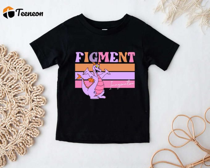 Figment Shirt: Disney Epcot Purple Dragon Mascot Tee - One Little Spark Imagination Shirt 1