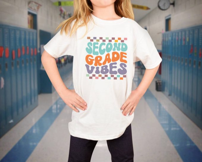 First Grade Vibes T-Shirt: Hello 1St Grade Shirt Cute Back To School Gift School Squad Shirt - Engage In Style! 2