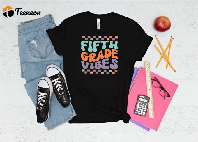 First Grade Vibes T-Shirt: Hello 1St Grade Shirt Cute Back To School Gift School Squad Shirt - Engage In Style! 1