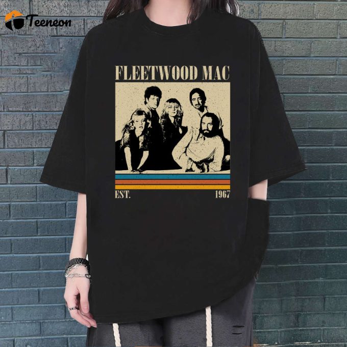 Fleetwood Mac T-Shirt, Fleetwood Mac Shirt, Fleetwood Mac Unisex, Vintage Shirt, Music Shirt, Dad Gifts, Birthday Gifts 1