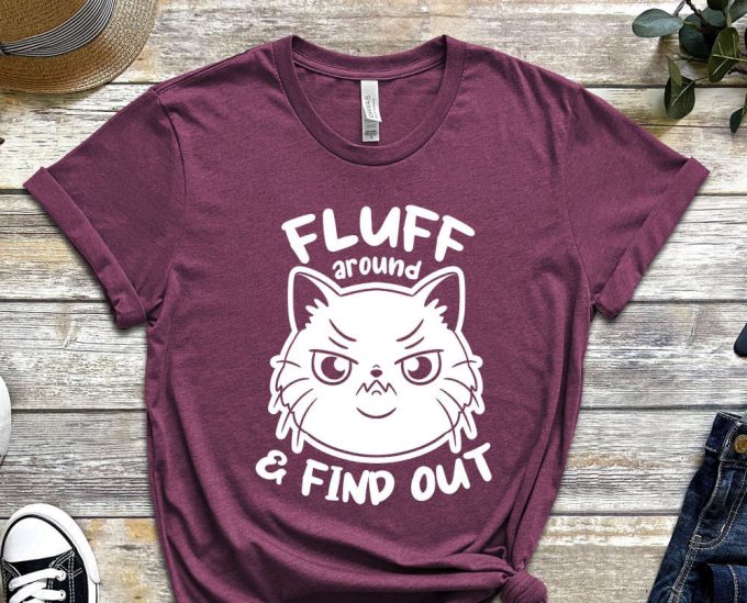 Fluff Around And Find Out Shirt, Fluff Shirt, Black Cat Shirt, Kitty Shirt, Paws Shirt, Funny Kitty Shirt, Funny Cat Shirt, Fluff You Shirt 6