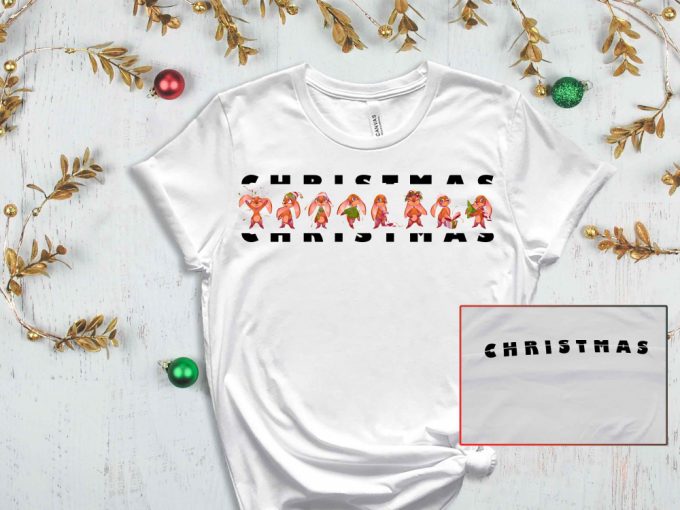 Folded Christmas T-Shirt, Christmas Apparel, Merry Christmas Shirt, Funny Christmas Shirt, Christmas Gift, Xmas Outfits, Christmas Outfits 5