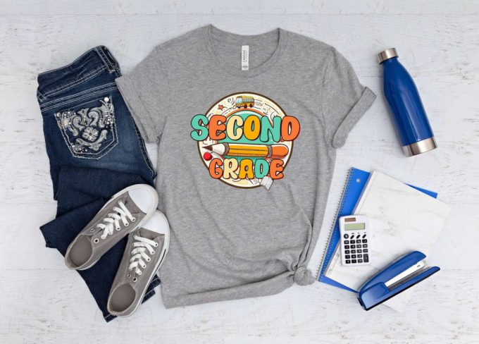 Back To School: Fourth Grade T-Shirt - Stylish Cute &Amp; Engaging First Day Shirt For 4Th Graders 2