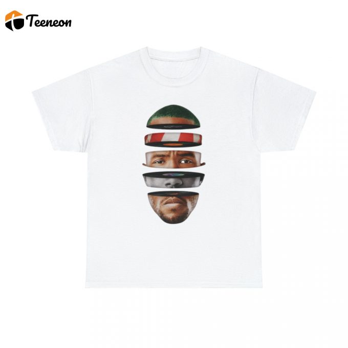 Frank Ocean T-Shirt | Rap Tee Jumbo Face Album Cover Graphic | Blond Odd Future Rare Vintage Style | 1