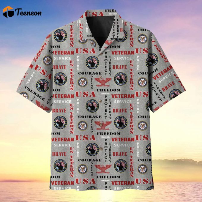 Freedom Honor Protect Us Veteran Mutiservice Hawaii Shirt For Men And Women 1