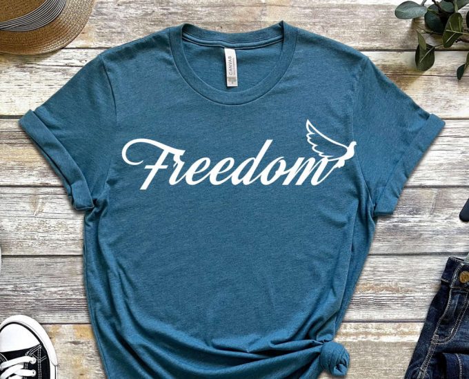 Freedom Shirt, 4Th Of July Shirt, Red White And Blue Shirt, America Tee, 4Th Of July Apparel, Fourth Of July T-Shirt, Proud American Shirt 3