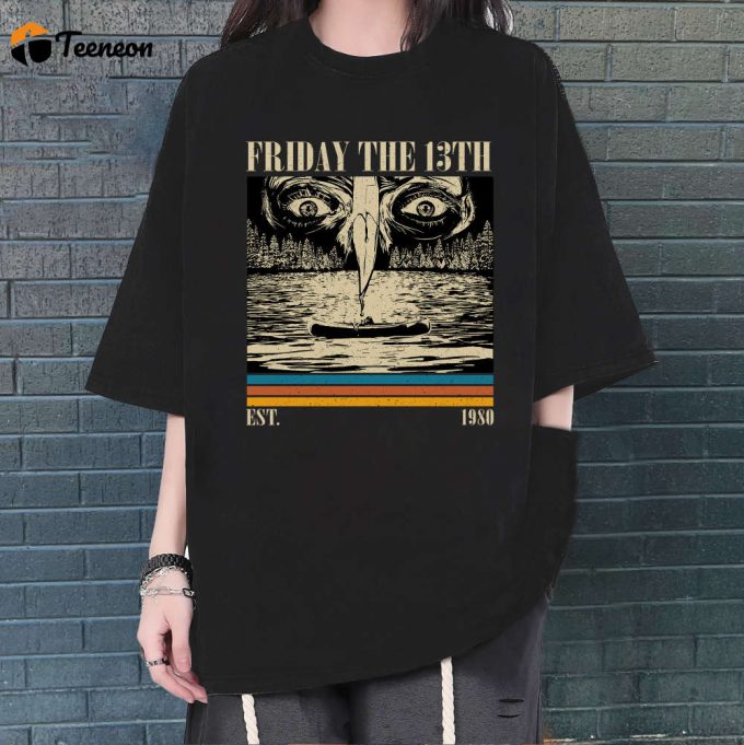 Friday The 13Th T-Shirt, Friday The 13Th Shirt, Friday The 13Th Vintage, Movie Shirt, Vintage Shirt, Gifts For Her, Birthday Gifts 1