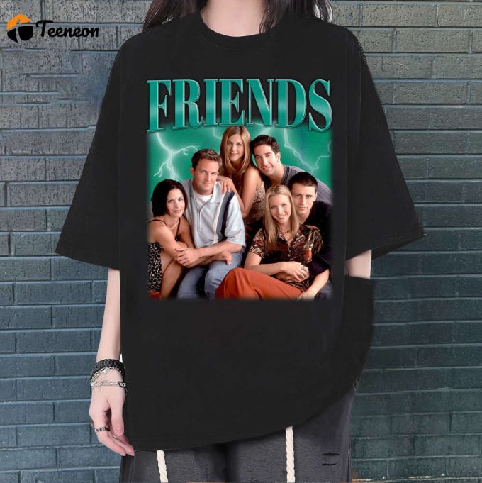 Friends T-Shirt, Friends Shirt, Friends Tees, Vintage Shirt, Hip Hop Graphic, Trendy Shirt, Retro Shirt, Unisex Shirt 1