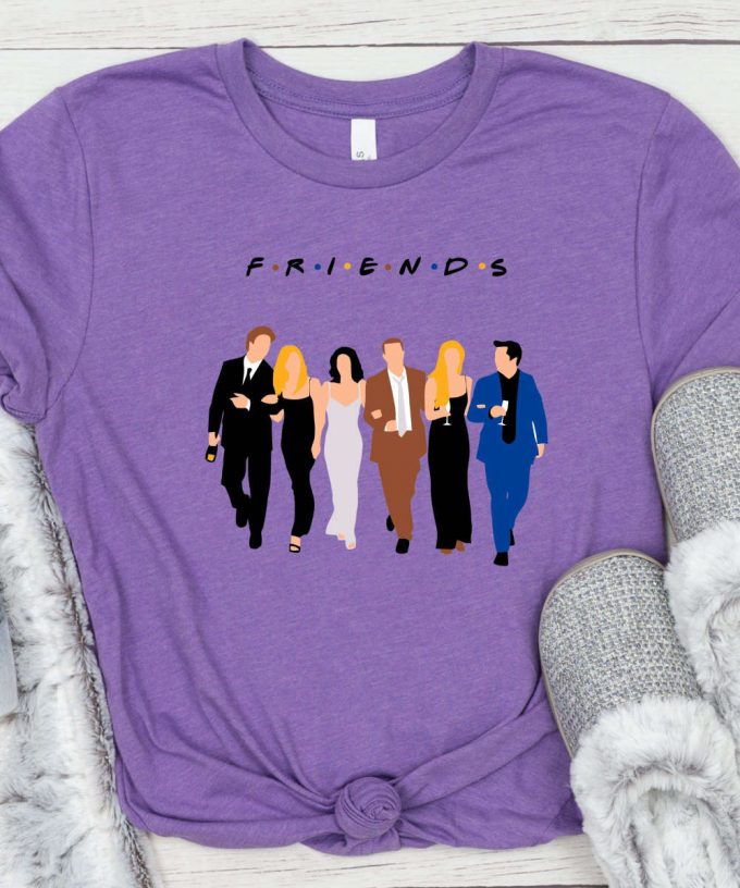 Friends Tshirt, Friends Shirt, Retro Friends Tee, Chandler, Monica, Rachel, Joey, Phoebe T-Shirt 3