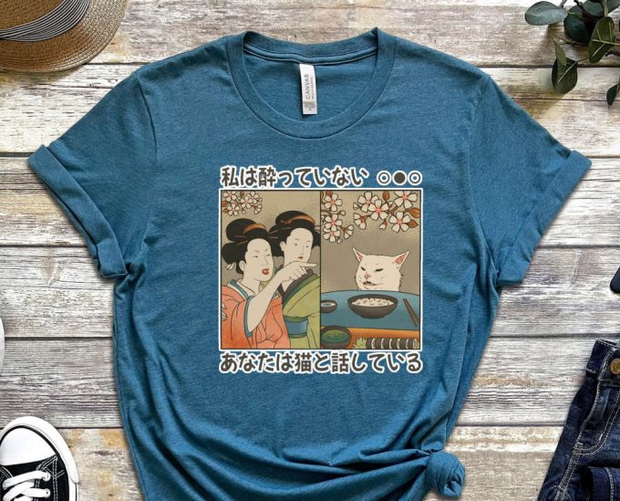 Funny Meme Shirt, Cat Meme Shirt, Cat Shirt, Chinese Meme Shirt, Gen Z Humor, Gen Z Shirt, Gift For Geek, Gift For Nerd, Gift For Friend 5