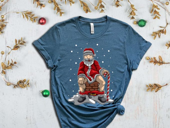 Funny Santa T-Shirt, Sarcastic Santa Shirt, Funny Christmas Shirt, Christmas Gift, Sassy Christmas Shirts, Christmas Apparel, Holiday Crew 6