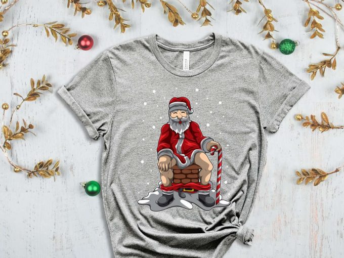 Funny Santa T-Shirt, Sarcastic Santa Shirt, Funny Christmas Shirt, Christmas Gift, Sassy Christmas Shirts, Christmas Apparel, Holiday Crew 3