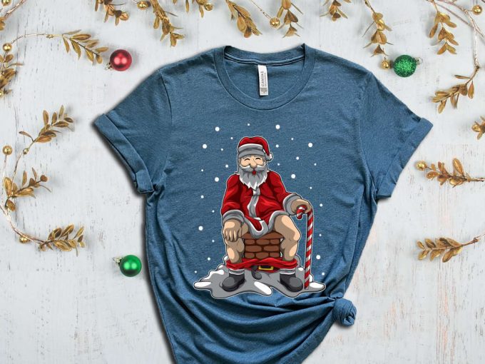 Funny Santa T-Shirt, Sarcastic Santa Shirt, Funny Christmas Shirt, Christmas Gift, Sassy Christmas Shirts, Christmas Apparel, Holiday Crew 4