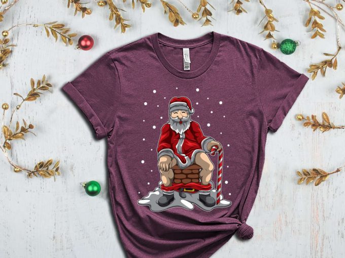 Funny Santa T-Shirt, Sarcastic Santa Shirt, Funny Christmas Shirt, Christmas Gift, Sassy Christmas Shirts, Christmas Apparel, Holiday Crew 5