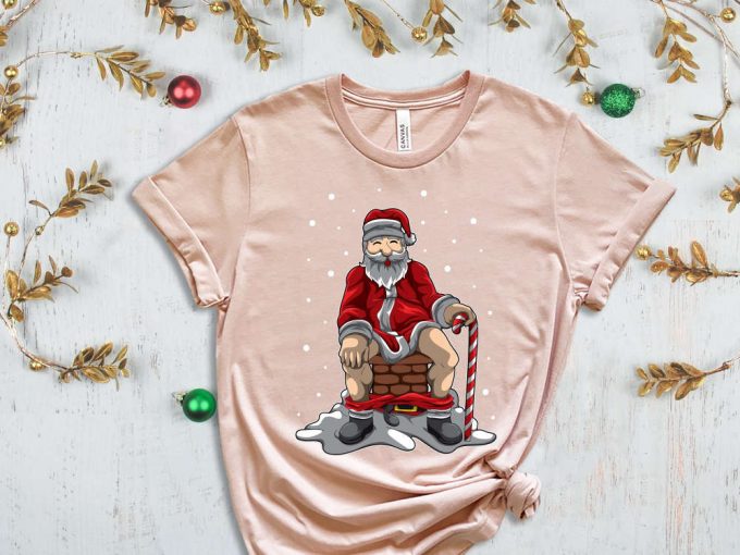 Funny Santa T-Shirt, Sarcastic Santa Shirt, Funny Christmas Shirt, Christmas Gift, Sassy Christmas Shirts, Christmas Apparel, Holiday Crew 7