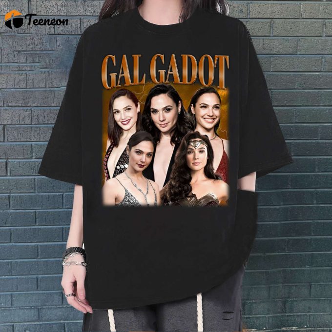 Gal Gadot T-Shirt, Gal Gadot Shirt, Gal Gadot Unisex, Unisex T-Shirt, Hip Hop Graphic, Trendy T-Shirt, Retro T-Shirt, Unisex Shirt 1