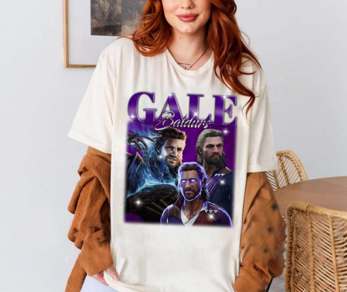 Gale Baldurs T-Shirt, Gale Baldurs Shirt, Gale Baldurs Unisex, Unisex T-Shirt, Hip Hop Graphic, Trendy T-Shirt, Retro T-Shirt, Unisex Shirt 4