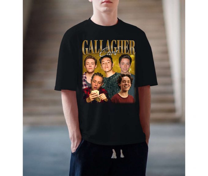 Gallagher Carl T-Shirt, Gallagher Carl Shirt, Gallagher Carl Unisex, Unisex T-Shirt, Hip Hop Graphic, Trendy T-Shirt, Retro T-Shirt 4