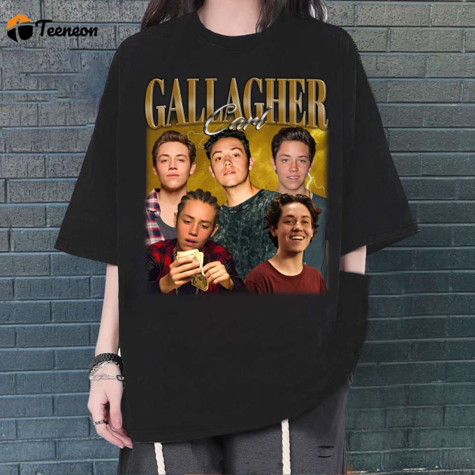 Gallagher Carl T-Shirt, Gallagher Carl Shirt, Gallagher Carl Unisex, Unisex T-Shirt, Hip Hop Graphic, Trendy T-Shirt, Retro T-Shirt 1