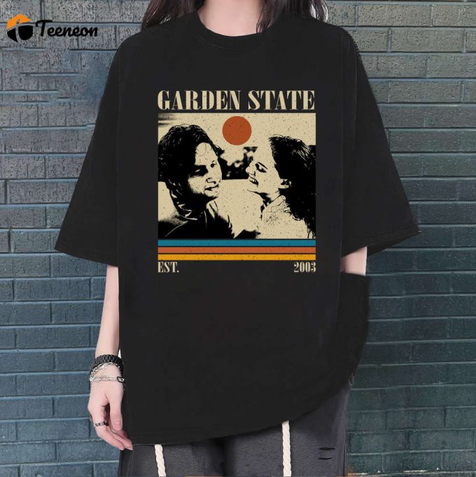 Garden State T-Shirt, Garden State Shirt, Garden State Tee, Unisex Shirt, Trendy Shirt, Retro Vintage, Unisex Shirt 1