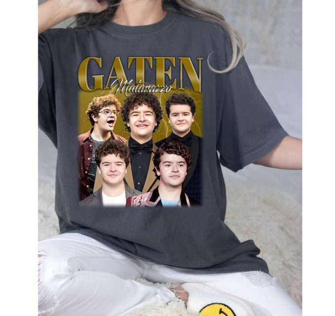 Gaten Matarazzo T-Shirt, Gaten Matarazzo Shirt, Gaten Matarazzo Unisex, Unisex T-Shirt, Hip Hop Graphic, Trendy T-Shirt, Retro T-Shirt 3