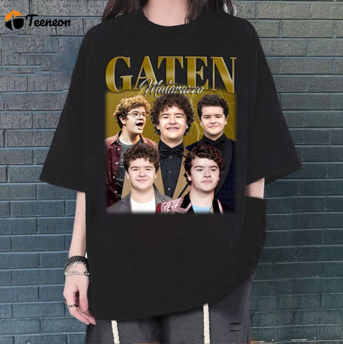 Gaten Matarazzo T-Shirt, Gaten Matarazzo Shirt, Gaten Matarazzo Unisex, Unisex T-Shirt, Hip Hop Graphic, Trendy T-Shirt, Retro T-Shirt 1