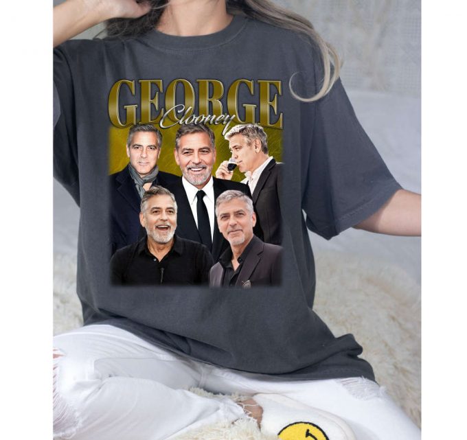 George Clooney T-Shirt, George Clooney Shirt, George Clooney Unisex, Unisex T-Shirt, Hip Hop Graphic, Trendy T-Shirt, Retro T-Shirt 3