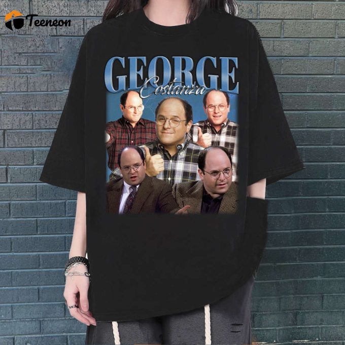 George Costanza T-Shirt, George Costanza Shirt, George Costanza Unisex, Unisex T-Shirt, Hip Hop Graphic, Trendy T-Shirt, Retro T-Shirt 1