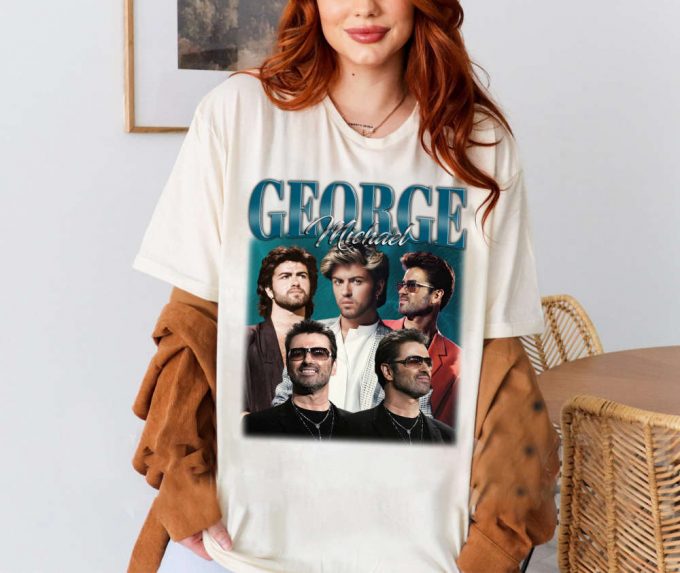 George Michael T-Shirt, George Michael Shirt, George Michael Unisex, Unisex T-Shirt, Hip Hop Graphic, Trendy T-Shirt, Retro T-Shirt 2