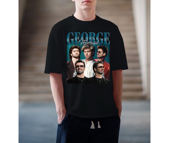 George Michael T-Shirt, George Michael Shirt, George Michael Unisex, Unisex T-Shirt, Hip Hop Graphic, Trendy T-Shirt, Retro T-Shirt 4