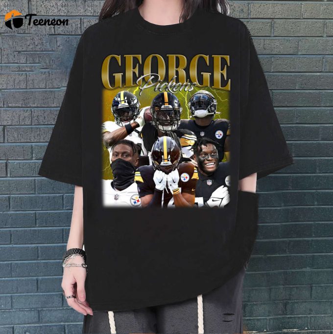 George Pickens T-Shirt, George Pickens Shirt, George Pickens Unisex, Unisex T-Shirt, Hip Hop Graphic, Trendy T-Shirt, Retro T-Shirt 1