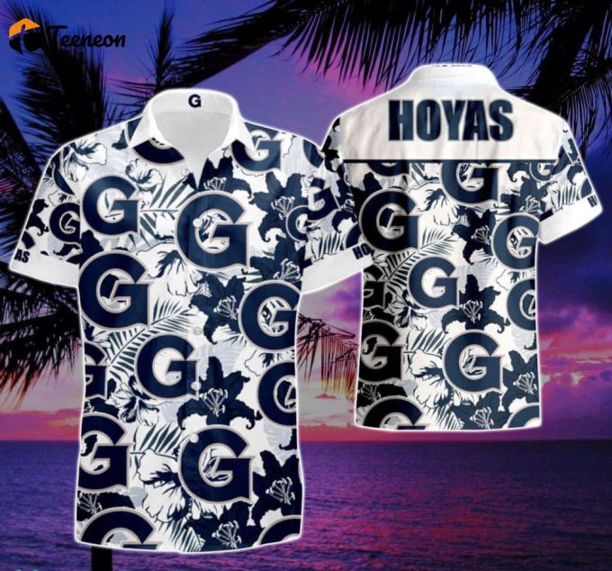 Georgetown Hoyas Hawaii Shirt, Best Gift For Men And Women 1