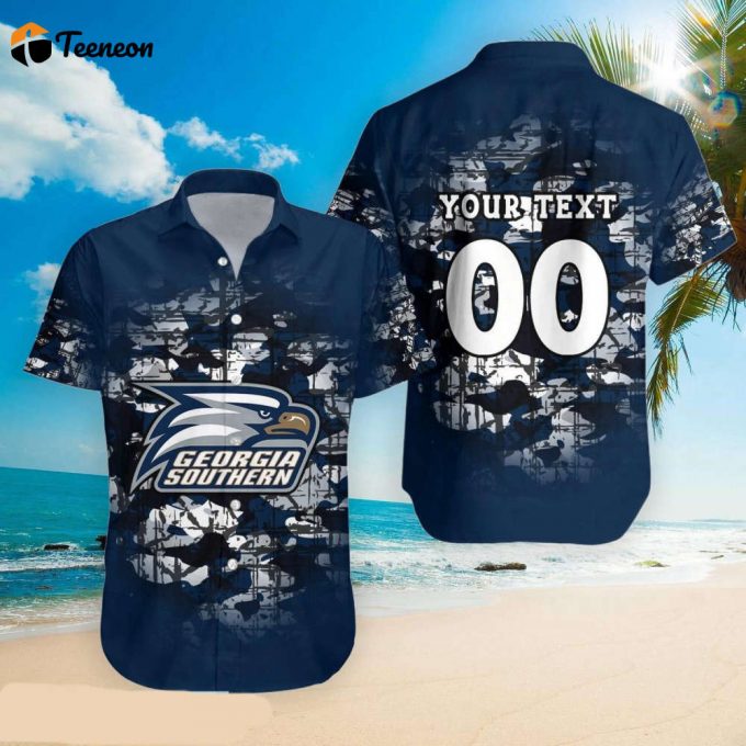 Georgia Southern Eagles Hawaii Shirt, Best Gift For Men And Women 1