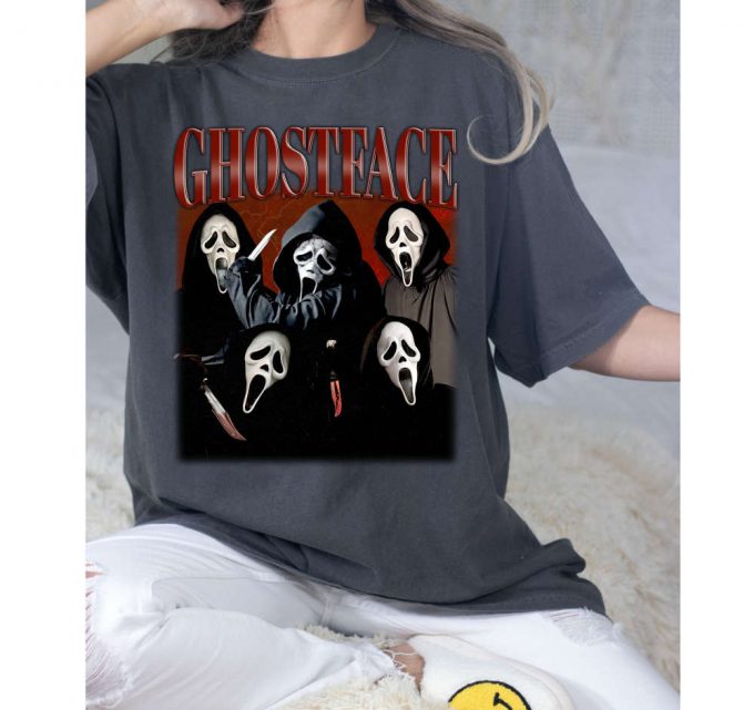 Ghostface T-Shirt, Ghostface Shirt, Ghostface Unisex, Unisex T-Shirt, Hip Hop Graphic, Trendy T-Shirt, Retro T-Shirt, Unisex Shirt 3