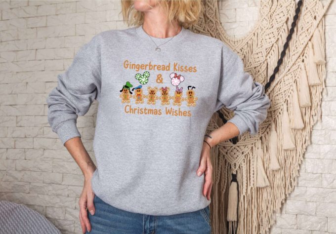 Gingerbread T-Shirt, Kiss Shirt, Disney Shirt, Mickey Shirt, Goofy Shirt, Donald Duck, Daisy Shirt, Christmas Shirt, Disney Christmas 3