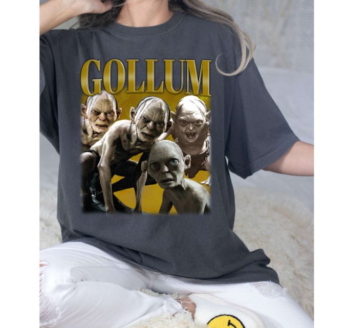 Gollum T-Shirt, Gollum Shirt, Gollum Unisex, Unisex T-Shirt, Hip Hop Graphic, Trendy T-Shirt, Retro T-Shirt, Unisex Shirt 3