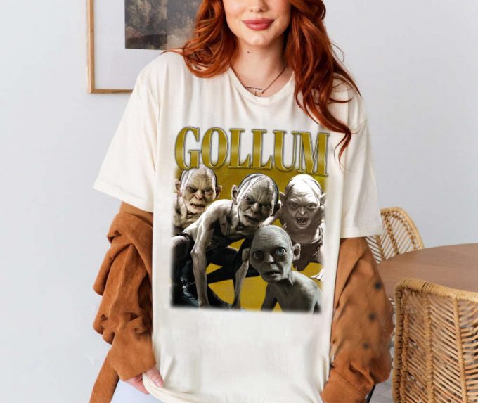 Gollum T-Shirt, Gollum Shirt, Gollum Unisex, Unisex T-Shirt, Hip Hop Graphic, Trendy T-Shirt, Retro T-Shirt, Unisex Shirt 2