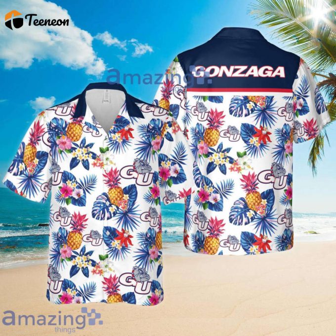 Gonzaga Bulldogs Hawaii Shirt, Best Gift For Men And Women 1