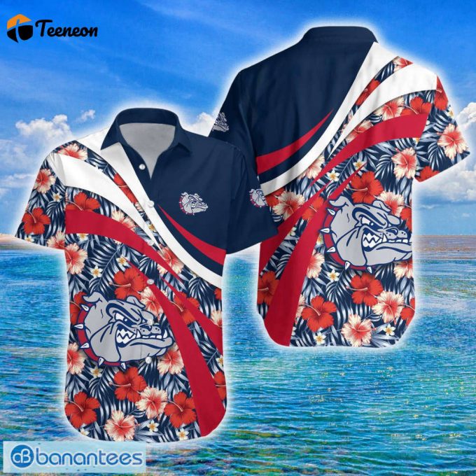 Gonzaga Bulldogs Hawaii Shirt, Best Gift For Men And Women 1