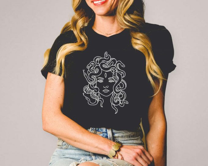 Gorgona Medusa Shirt: Unique Greek Mythology &Amp; Abstract Design Perfect Birthday Gift 2