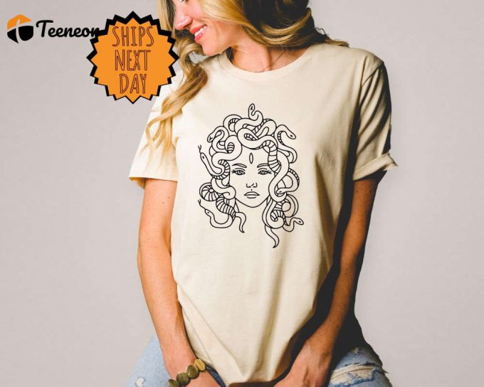 Gorgona Medusa Shirt: Unique Greek Mythology &Amp;Amp; Abstract Design Perfect Birthday Gift 1