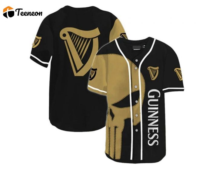 Guinness Baseball Jersey Gift For Men And Women 1