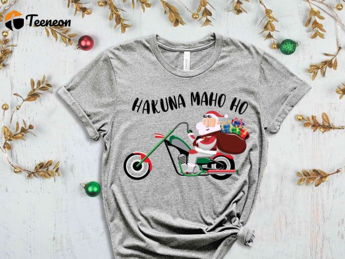 Hakuna Maho Ho T-Shirt, Ho Ho Ho Shirt, Christmas Shirt, Christmas Apparel, Funny Christmas Shirt, Sassy Christmas Tshirt, Xmas Clothing 1