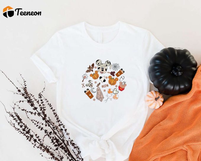 Halloween Disney Shirt: Mickey &Amp;Amp; Minnie Spooky Season Tees – Epcot &Amp;Amp; Disneyland Halloween 1