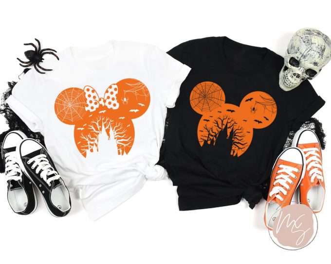 Spooky Season Disney Shirt: Mickey &Amp; Minnie Halloween Tee Epcot &Amp; Disneyland Halloween Designs 2