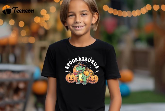 Festive Halloween Gift: Funny Pumpkin Shirt For Kids &Amp;Amp; Friends Fall Vibe Home Party Attire &Amp;Amp; Halloween Clothing 1